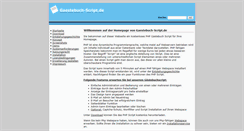 Desktop Screenshot of gaestebuch-script.de